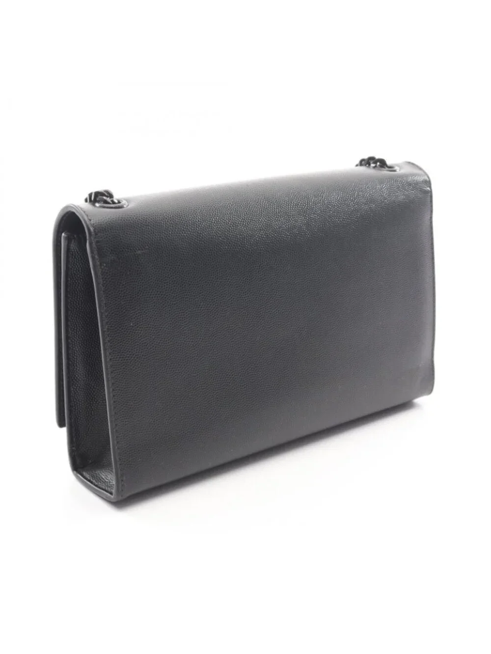 Saint Laurent Paris Shoulder Bag Kate Black Leather